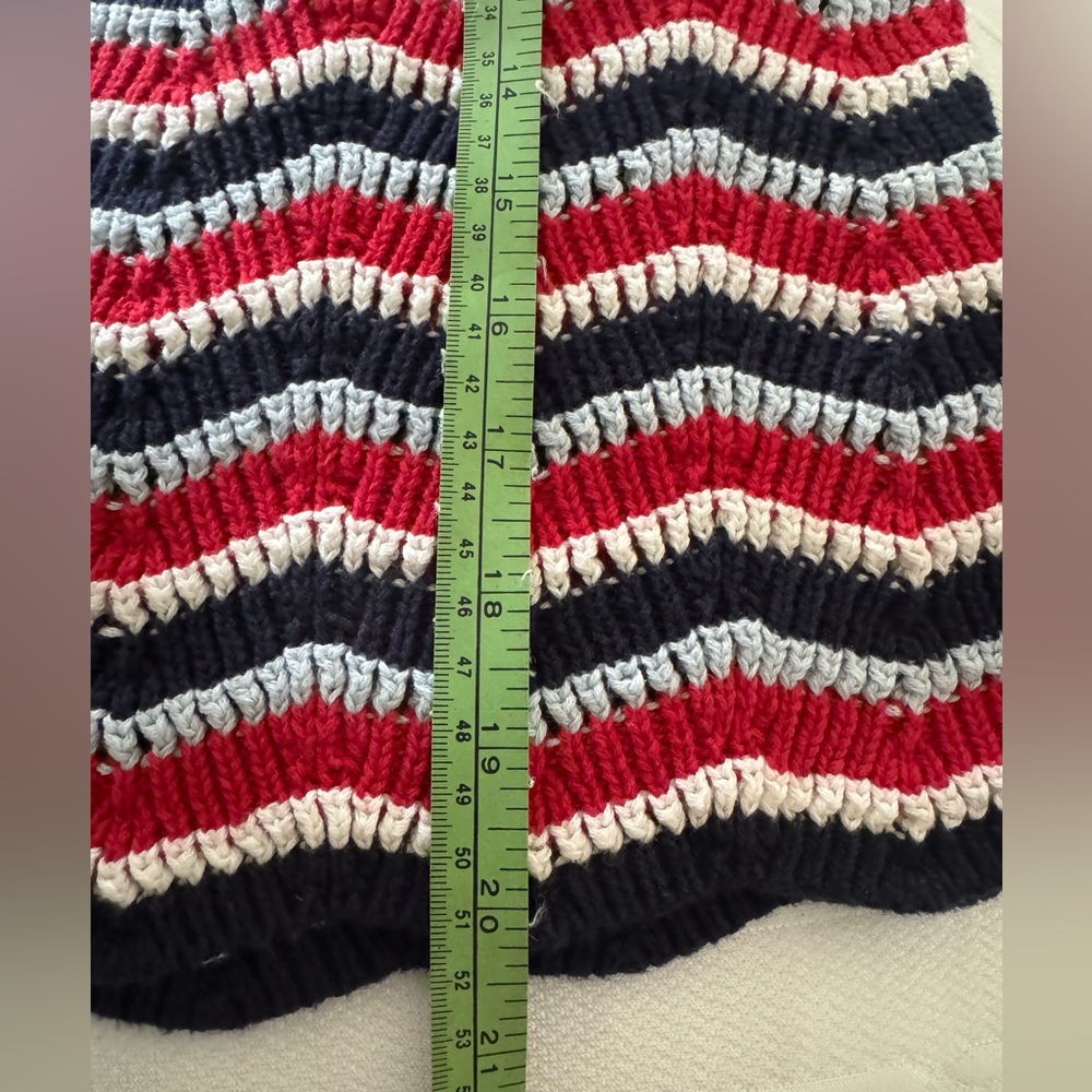 100% Cotton Striped Sleeveless Knit Top - Picture 6 of 8
